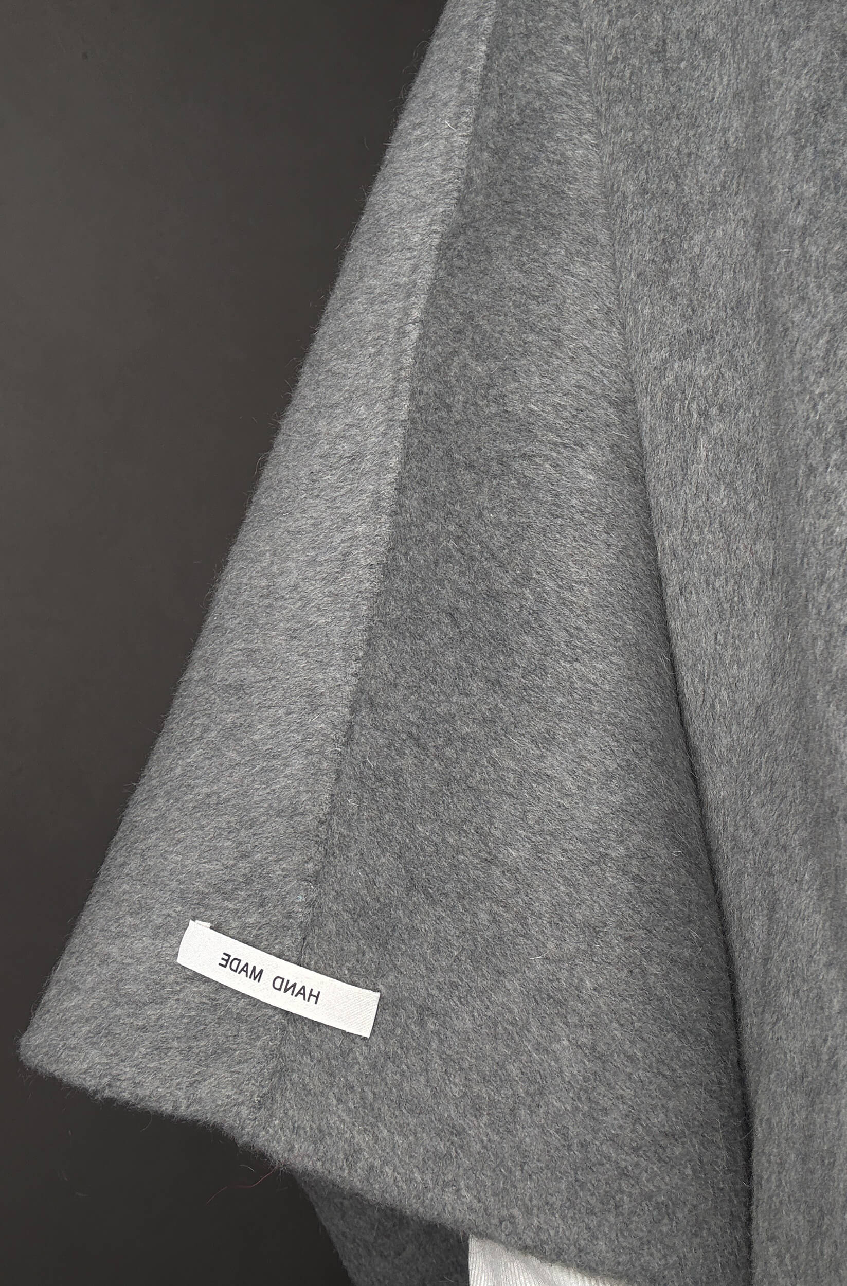 Kurtka dwustronna z dodatkiem kaszmiru Verona - szara - obrazek 4