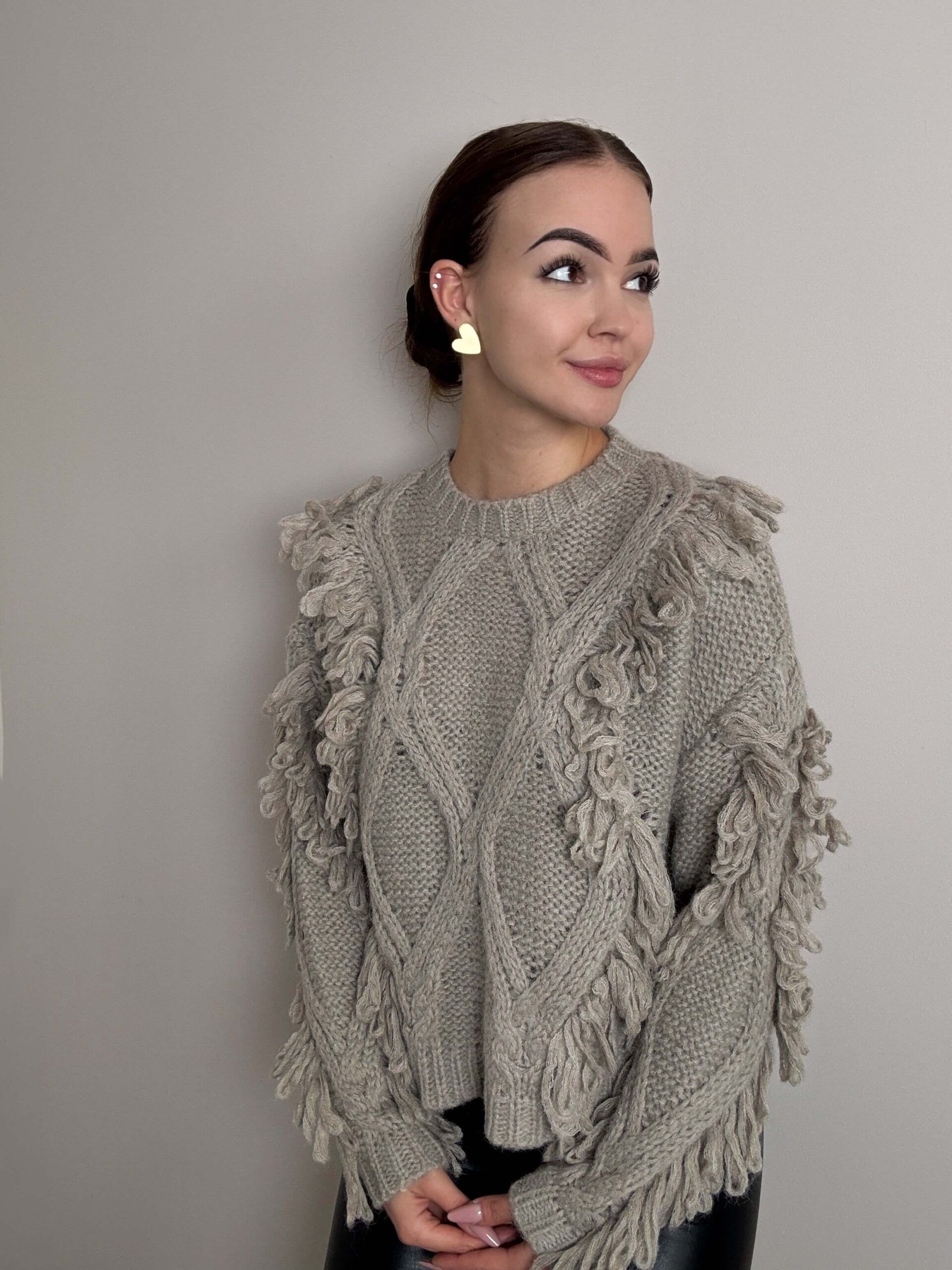 Bolzano wool blend jumper - ash